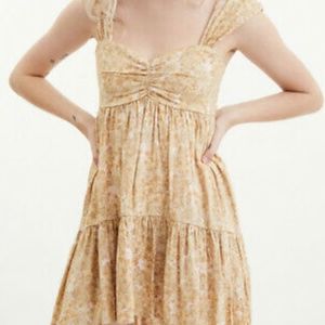 free people pattern play mini dress